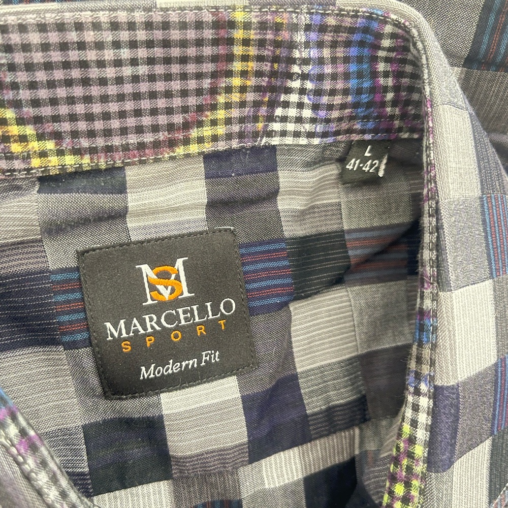 Marcello Sport modern fit Button size L (41-42) Down Business Casual.   #248 - Picture 14 of 14
